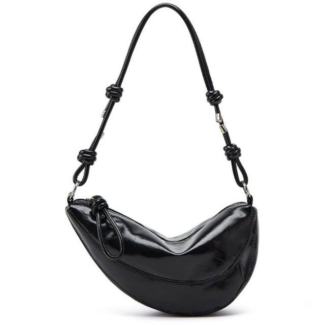 Versatile Ins-Style Underarm Saddle Bag, Shoulder & Crossbody Horn Bag