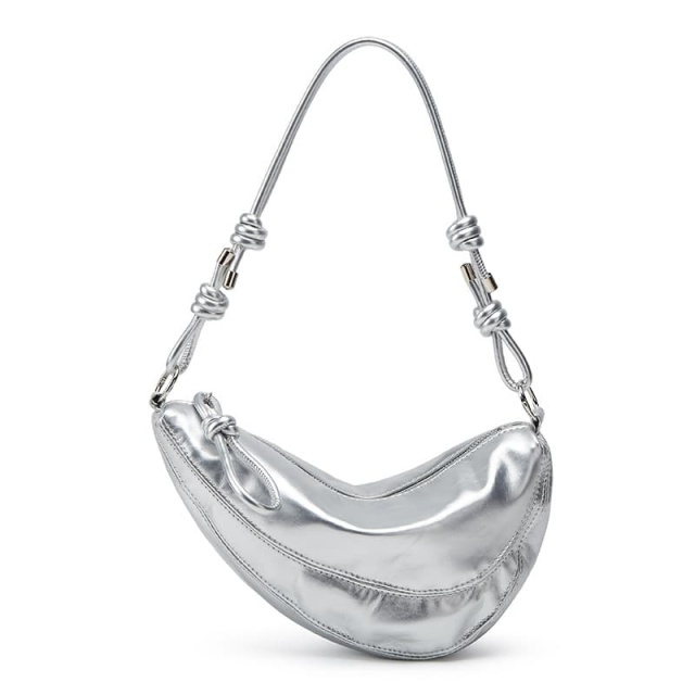 Versatile Ins-Style Underarm Saddle Bag, Shoulder & Crossbody Horn Bag