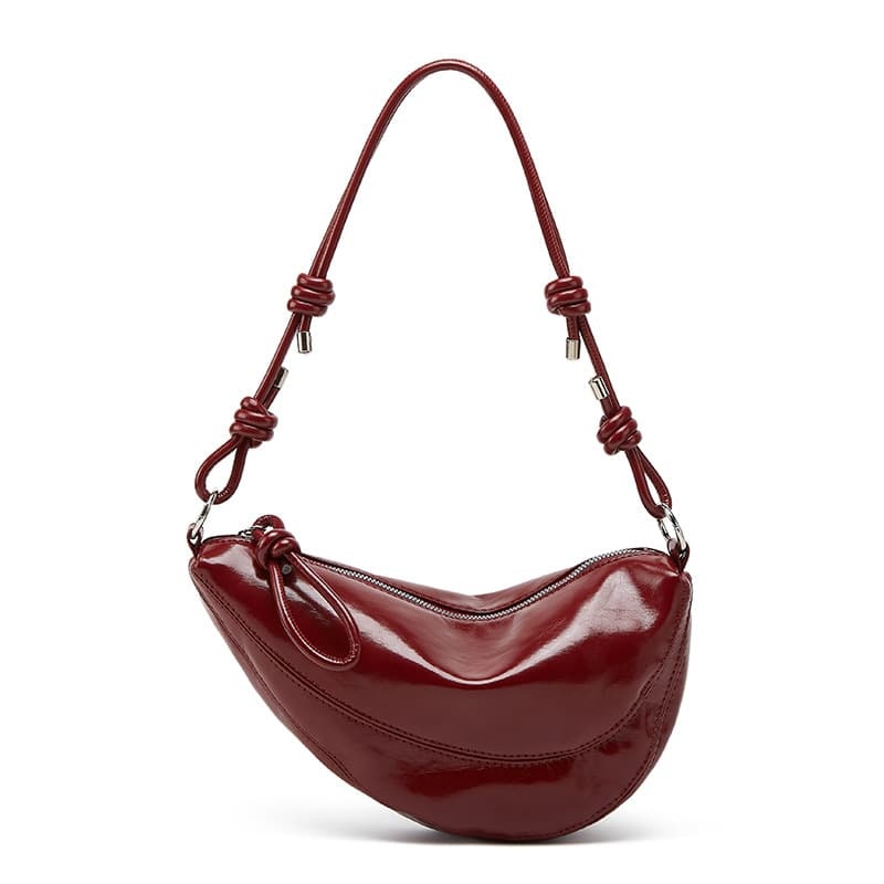 Versatile Ins-Style Underarm Saddle Bag, Shoulder & Crossbody Horn Bag