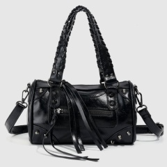 Fashion Rivet Pillow Bag, Bowling Bag, Motorcycle Bag, Women's Handbag, Shoulder Bag & Crossbody Bag