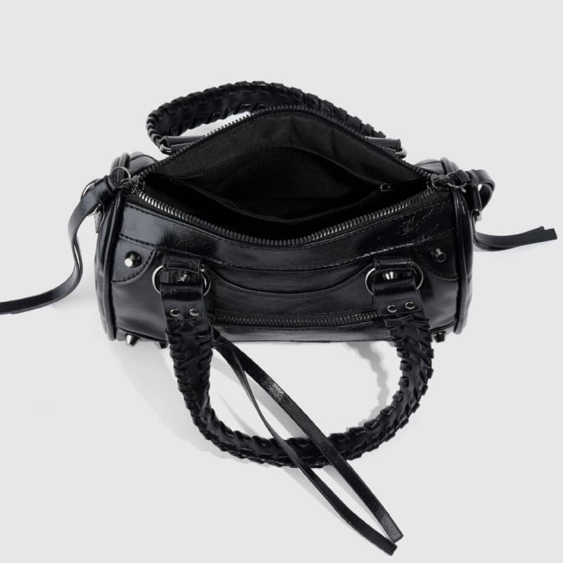 Fashion Rivet Pillow Bag, Bowling Bag, Motorcycle Bag, Women's Handbag, Shoulder Bag & Crossbody Bag