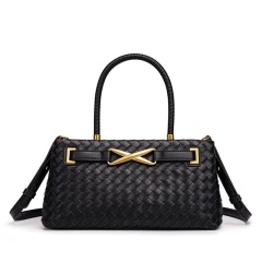Woven Handbag, Shoulder & Crossbody Bag for Women, Large Capacity Fashion Purse