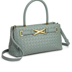 Woven Handbag, Shoulder & Crossbody Bag for Women, Large Capacity Fashion Purse
