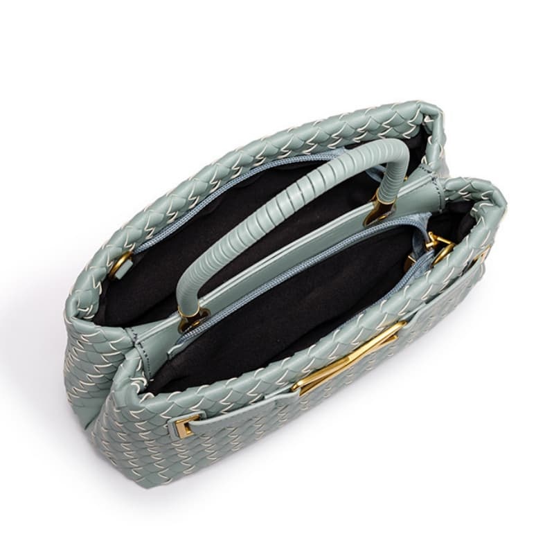 Woven Handbag, Shoulder & Crossbody Bag for Women, Large Capacity Fashion Purse