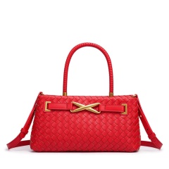Woven Handbag, Shoulder & Crossbody Bag for Women, Large Capacity Fashion Purse