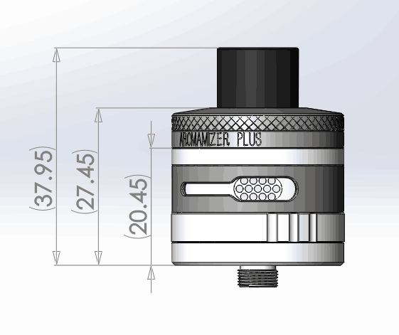 Aromamizer Plus 30mm RDTA 10ml Standard Kit        End of Life Promotion :50% off