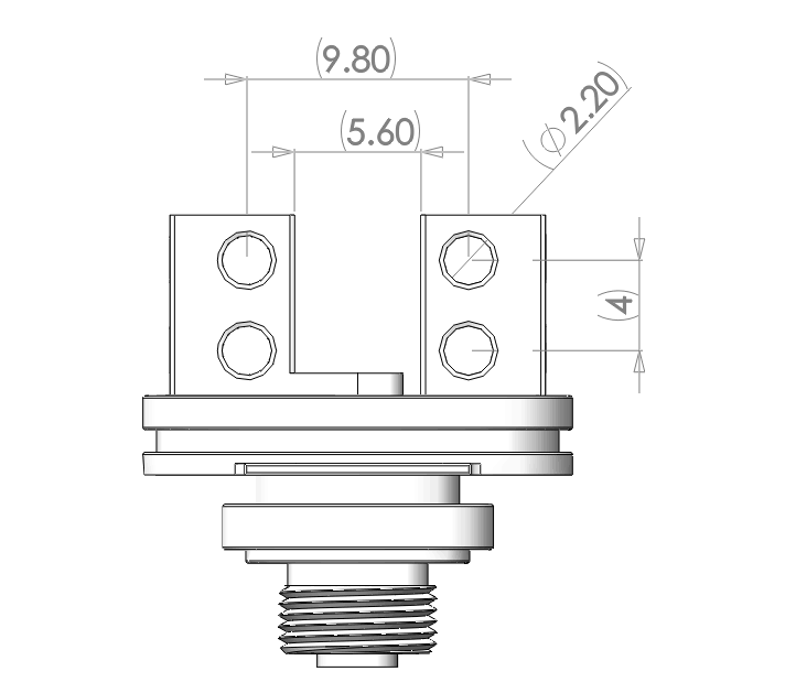 Velocity deck of Aromamizer Plus V1/V2  RDTA （Add squonk pin)