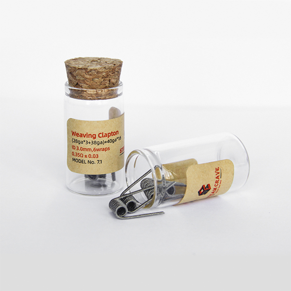 Weaving Clapton NI80 (28*3+38)+40*16 Pre-build Coil (4pcs/pack)