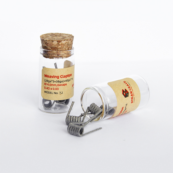 Weaving Clapton NI80 (28*3+38)+40*16 Pre-build Coil (4pcs/pack)