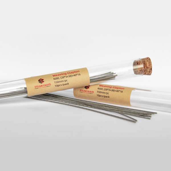 Weaving Clapton NI80 (28*3+38)+40*16 Pre-build Coil (4pcs/pack)