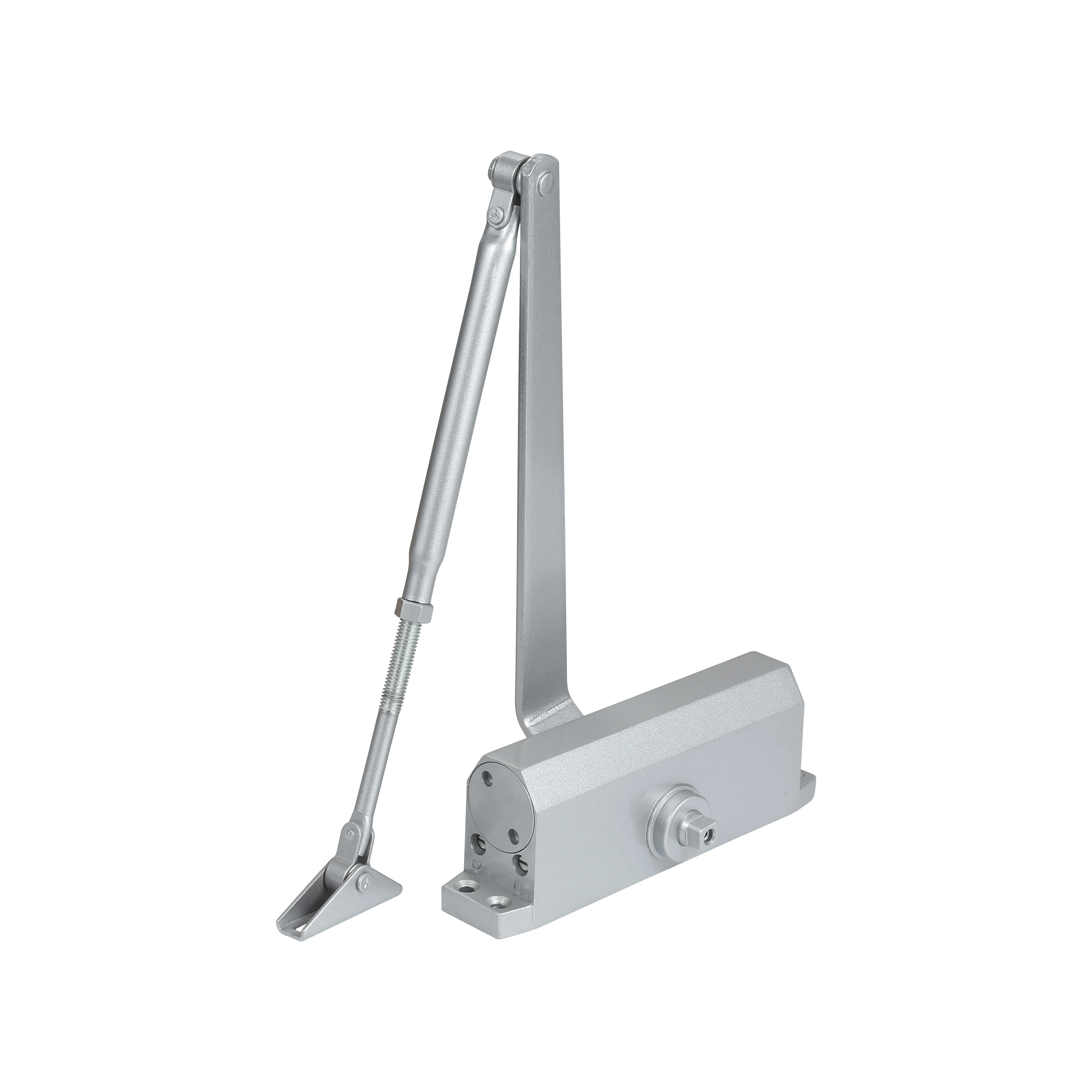 Automatic Door Closer | Soft Close Door Closer, Quiet Anti-Slam Hydraulic Buffer with Finger Protection, Aluminum Alloy, Max 85kg (187lbs), 188mm Hole Spacing, G802