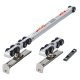 Heavy Duty Sliding Door Roller | Two-Way Soft Close Hanger System, Premium Bidirectional Hydraulic Buffer for Frameless Glass & Timber Sliding Doors, Max 80kg, HC08