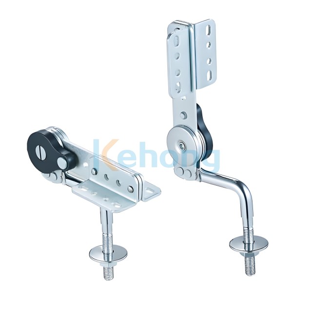 Self Rebound Ratchet Sofa Headrest Hinge With Double Angle Bracket