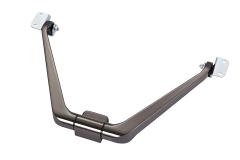 V-Shaped Matte Black/Gun Black/Chrome-plated/Golden Sofa Headrest Hinge
