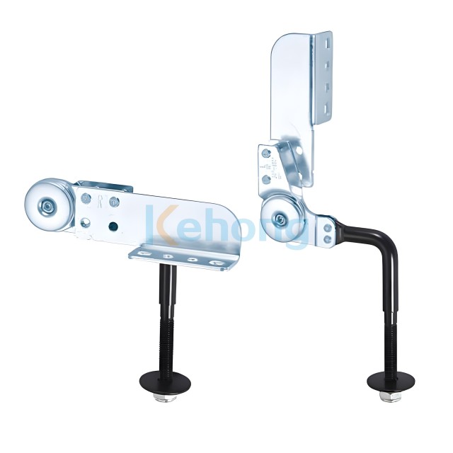 Long Top Bracket Chrome/Black Sofa Headrest Hinge With Spacer/Bushing