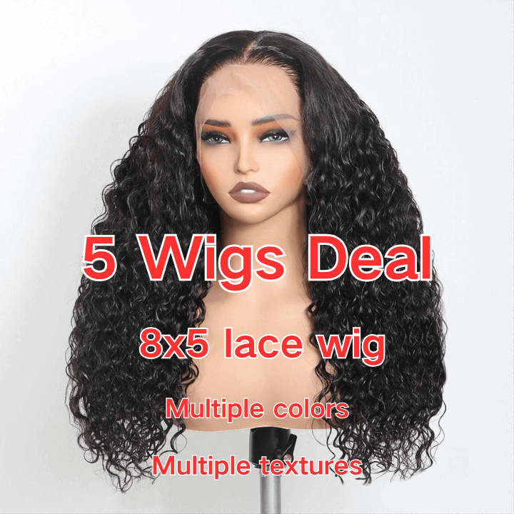 5 Wigs Deal 13x4 Lace wig Optional colors and textures Different densities