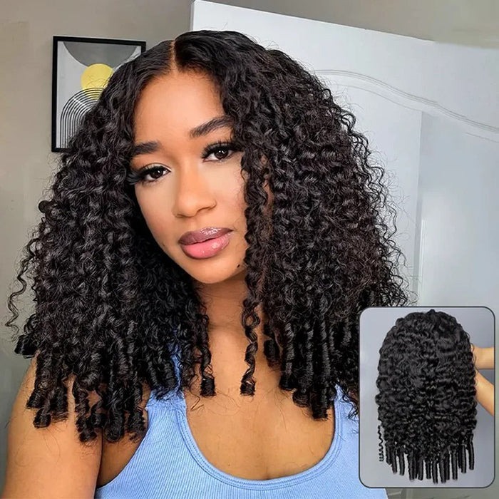 Burmese Curly 8x5 13x4 13x6 Lace Glueless Wigs