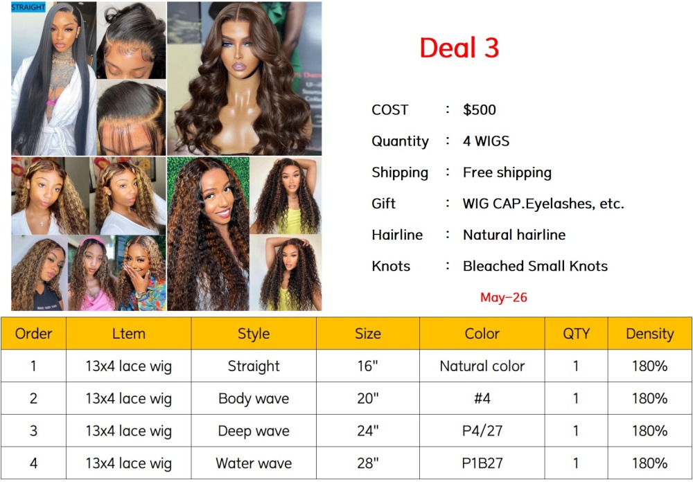$500 wigs Deal Bestselling wigs to help you start your business