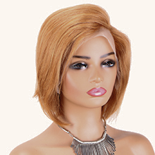 13X4 PIXIE WIG C-part Multiple colors. 100% human hair wig :wholesale MOQ 5 Pcs