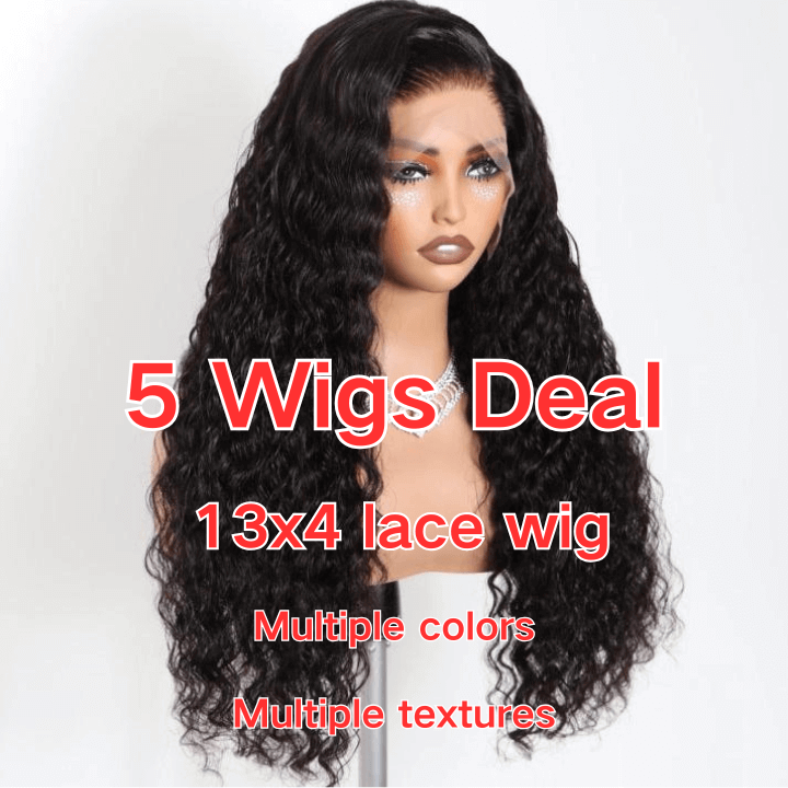 5 Wigs Deal 13x4 Lace wig Optional colors and textures Different densities