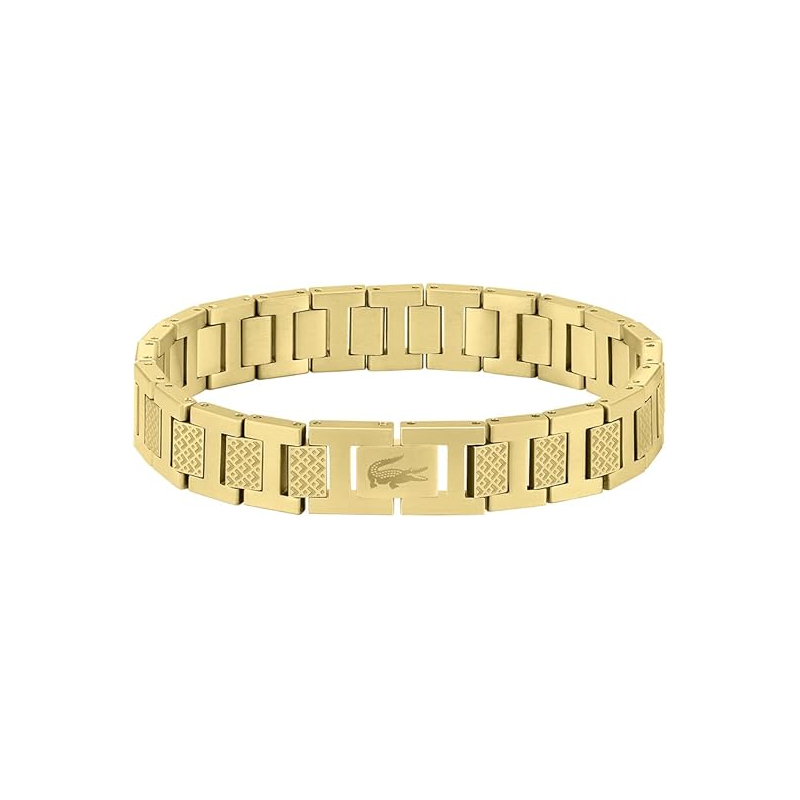 Lacoste New Stainless Steel Magnet Bracelet 18k Gold Waterproof Non-fade Adjustable Watch Bracelet With Chain with Gift Box and Bag Sell