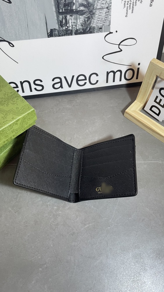 Classic Double G colour-block cropped wallet Stylish unisex wallet