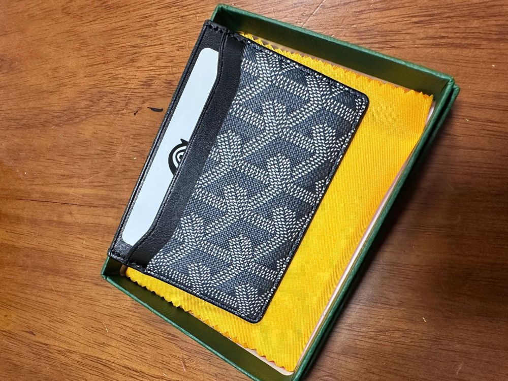 Goyard Classic Y-Pattern Card Holder High-end leather luxury card holder