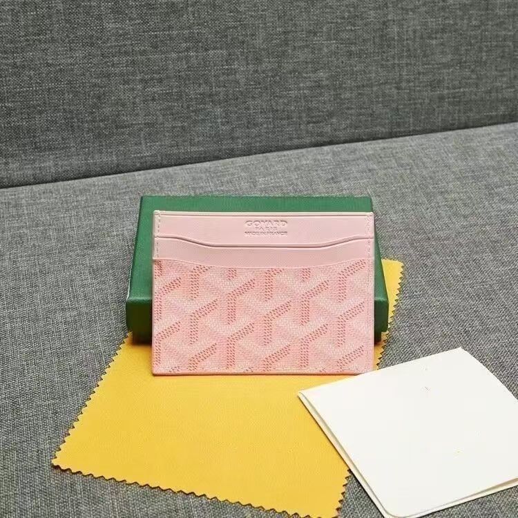 Goyard Classic Y-Pattern Card Holder High-end leather luxury card holder