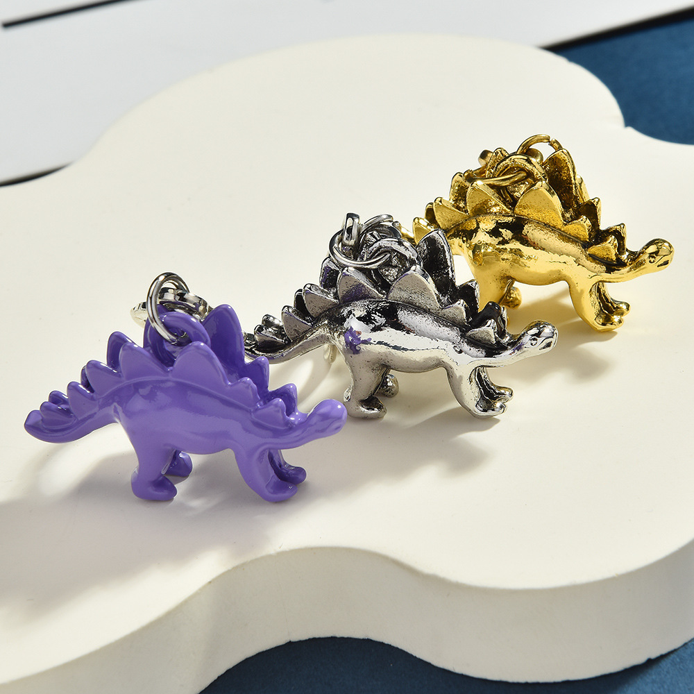 Creative Mini Pendant Keychain Dinosaur / Flower / Carriage Shape Personalized Bag Pendant Small Gift