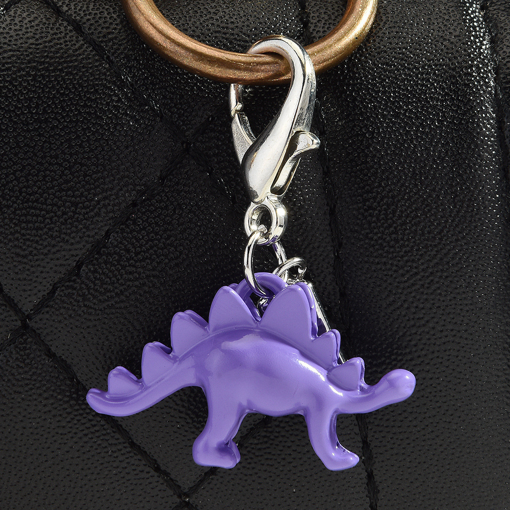 Creative Mini Pendant Keychain Dinosaur / Flower / Carriage Shape Personalized Bag Pendant Small Gift