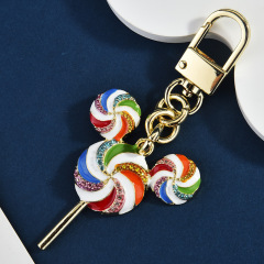 The shape of Mickey's head is combined with a lollipop shape