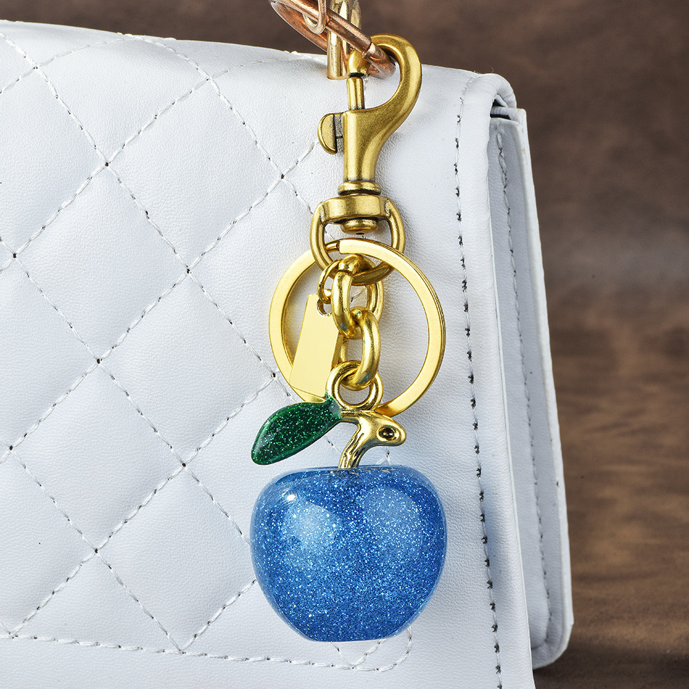 Glitter Diamond Fruit Keychain | Add a "sweet and cool little fruit" to your bag