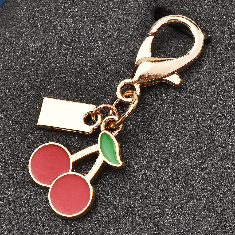 Cherry-themed keychains | Hang the "sweet little beauty" on the bag