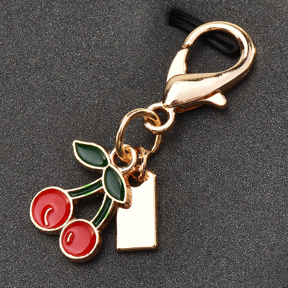 Cherry-themed keychains | Hang the "sweet little beauty" on the bag