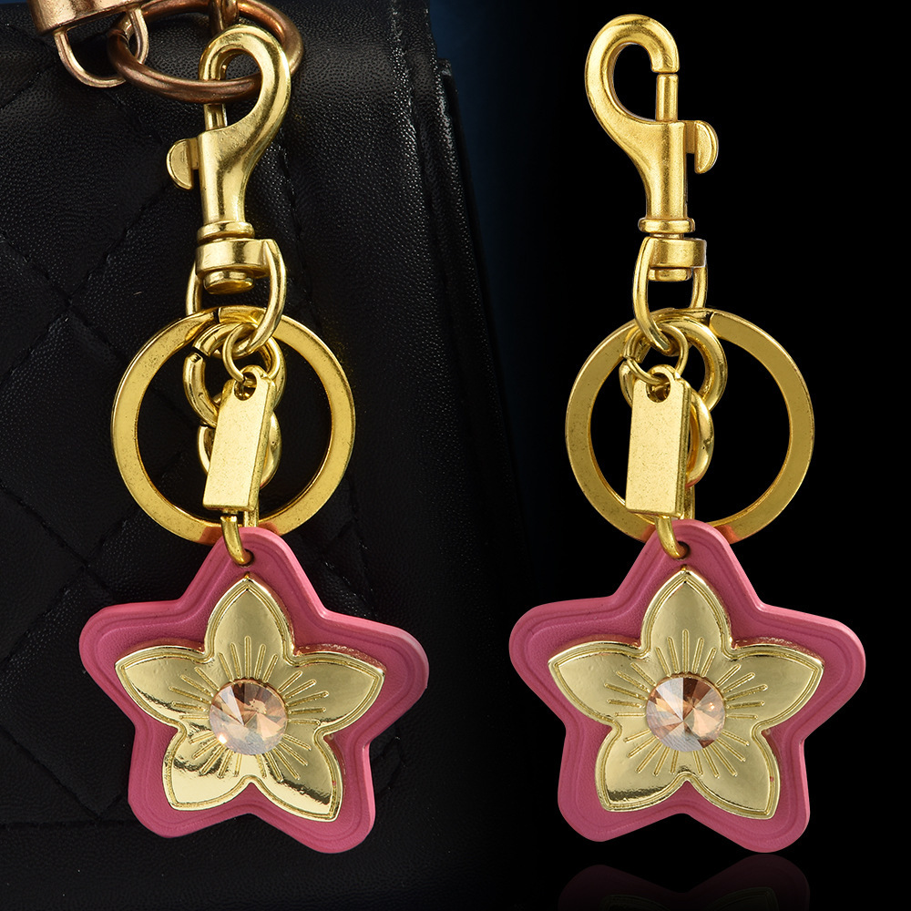 Flower star keychain | Wrap the "sweet little delicate" hanging bag
