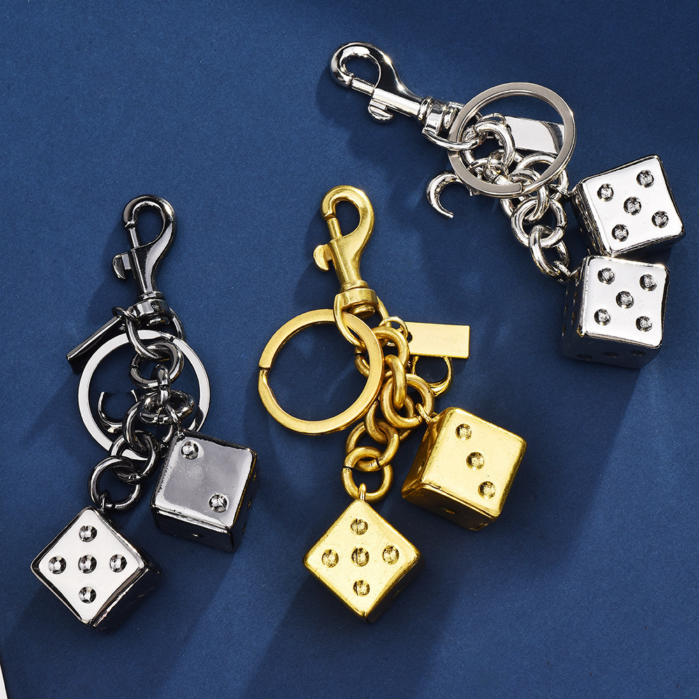 Metal Dice Keychain | Hang "fun little luck" on your body