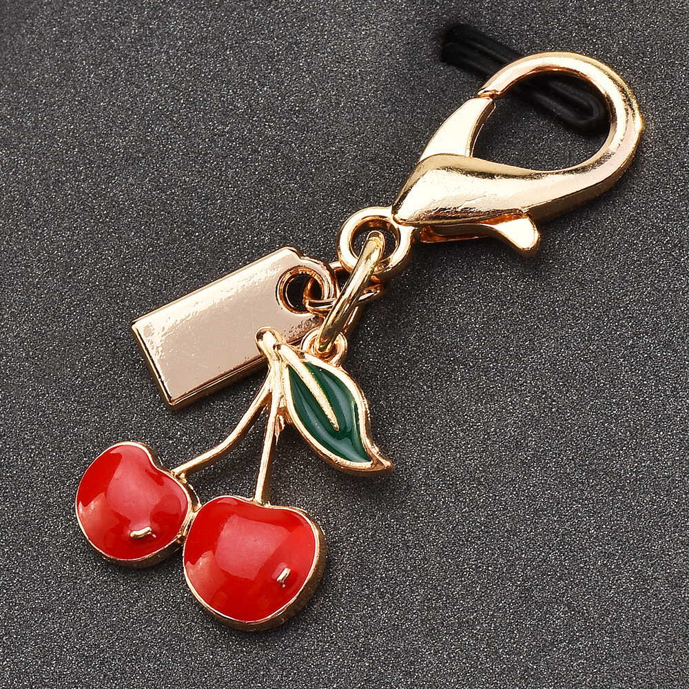 Cherry-themed keychains | Hang the "sweet little beauty" on the bag