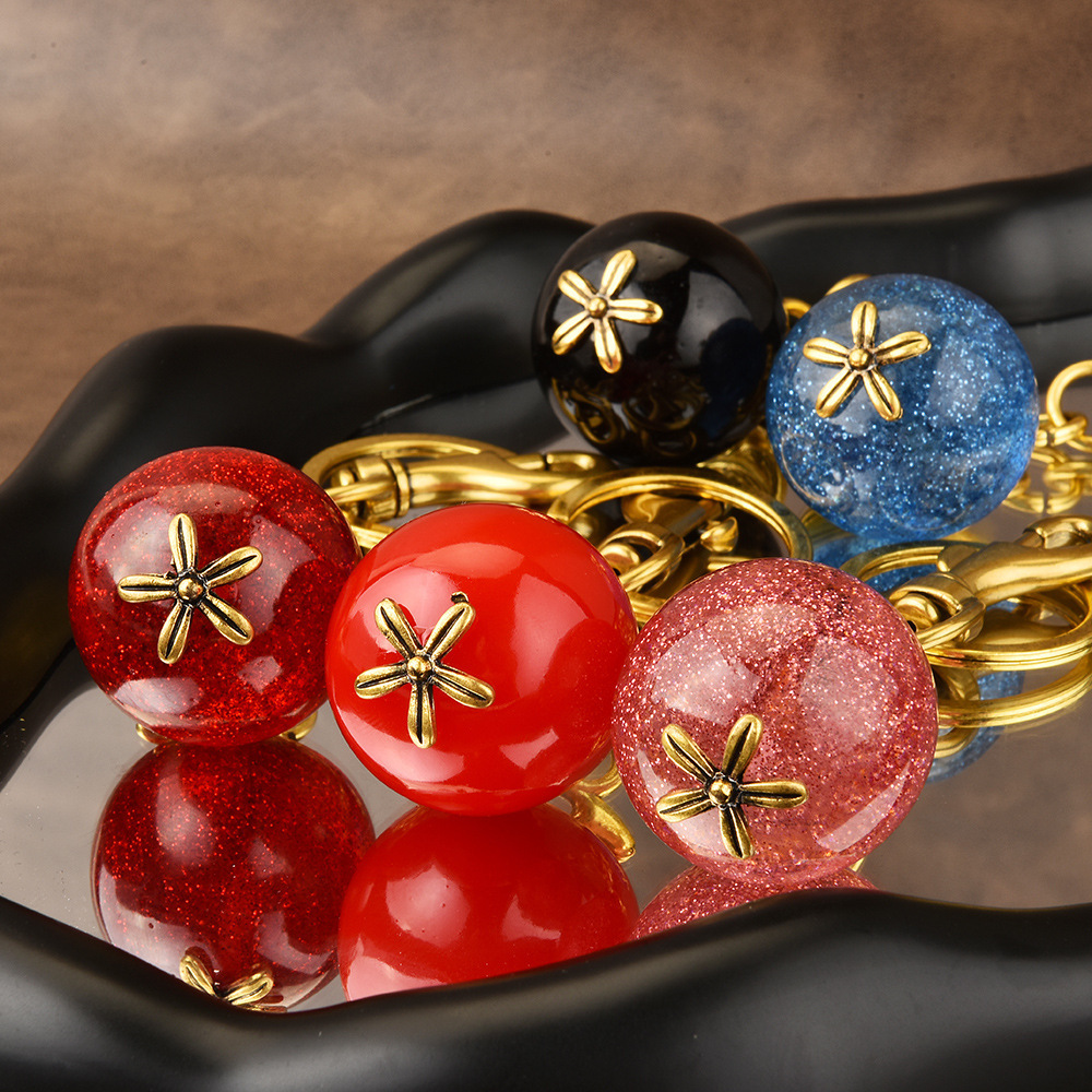 Glitter Diamond Fruit Keychain | Hang the "sweet little fruit" on the bag