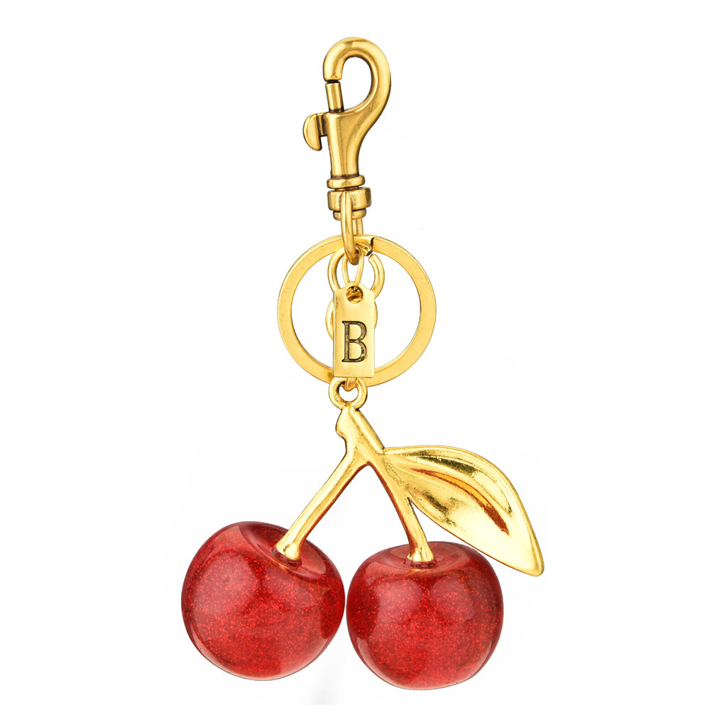 Red Cherry Keychain | Put the "retro little sweet" on the bag