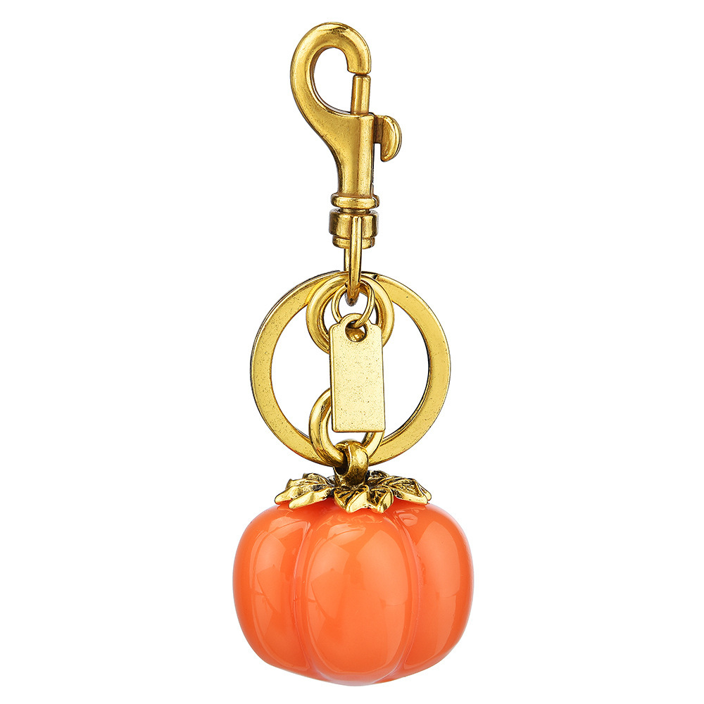 Cute Pumpkin Keychain | Hang the "Little Autumn Beauty" on the bag