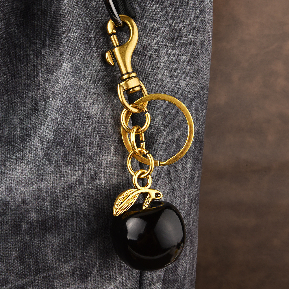 Glitter Diamond Fruit Keychain | Hang the "sweet little fruit" on the bag