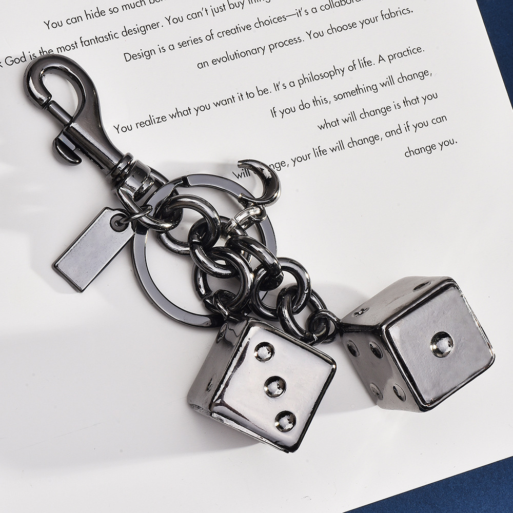 Metal Dice Keychain | Hang "fun little luck" on your body