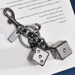 The super cool metal dice keychain is 🎲 here gold