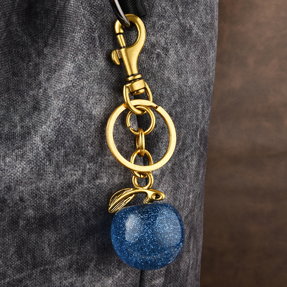 Glitter Diamond Fruit Keychain | Hang the "sweet little fruit" on the bag