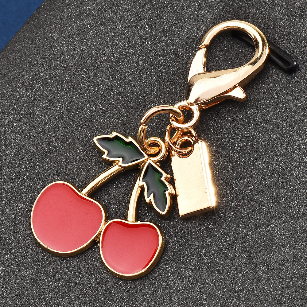 Cherry-themed keychains | Hang the "sweet little beauty" on the bag