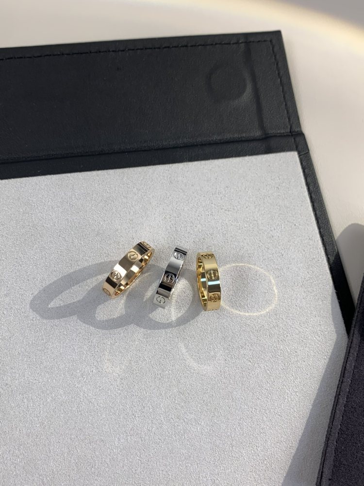 Cartier Style Love Rings Classic Screw Design Rings Couple Ring Accessories