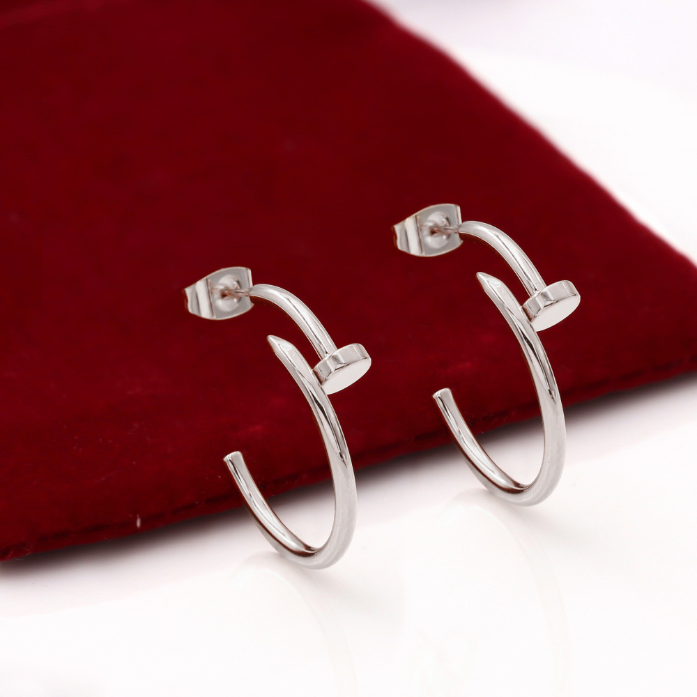 Gold Statement Ear Hooks | Simple and stylish modern earrings