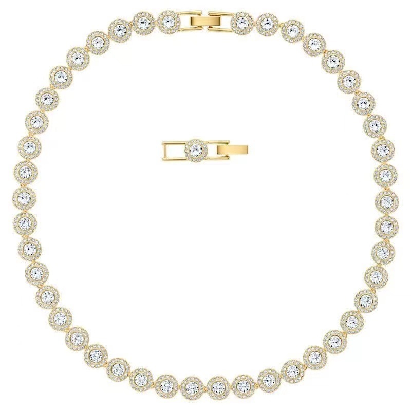 The ultimate luxury full diamond necklace Brilliant diamond jewelry