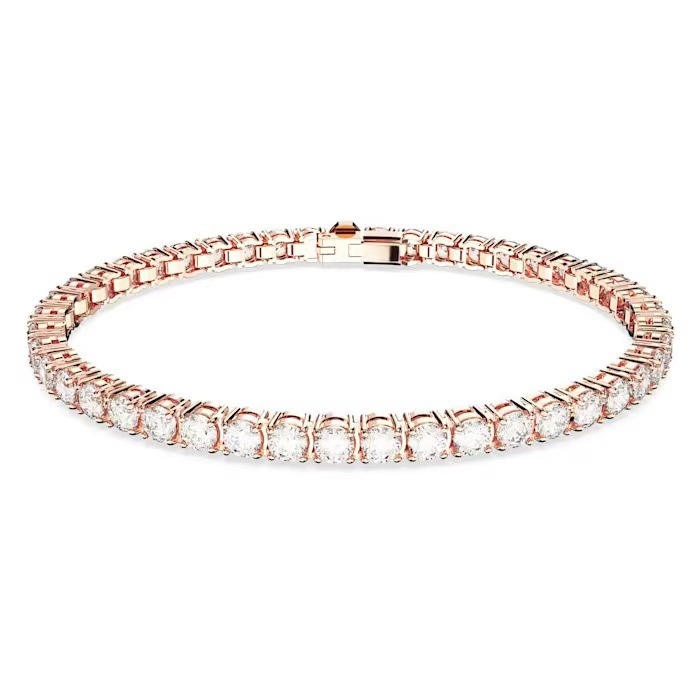 Luxurious diamond bracelet Sparkling sterling silver pavé diamond bracelet