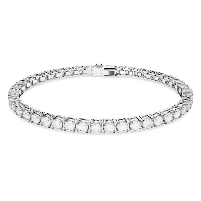 Luxurious diamond bracelet Sparkling sterling silver pavé diamond bracelet